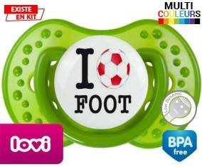 Tetine I love foot embout LOVI Dynamic personnalisée