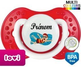 Natation + prénom: Sucette LOVI Dynamic-su7.fr