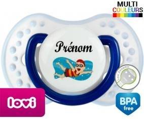 Natation + prénom: Sucette LOVI Dynamic-su7.fr