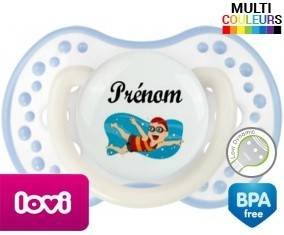 Natation + prénom: Sucette LOVI Dynamic-su7.fr