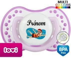 Natation + prénom: Sucette LOVI Dynamic-su7.fr