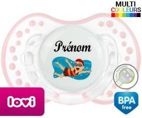 Natation + prénom: Sucette LOVI Dynamic-su7.fr