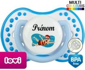 Natation + prénom: Sucette LOVI Dynamic-su7.fr