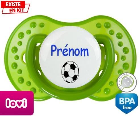 Ballon foot + prénom: Sucette LOVI Dynamic-su7.fr