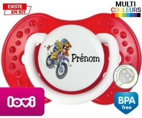Moto et style1 + prénom: Sucette LOVI Dynamic-su7.fr