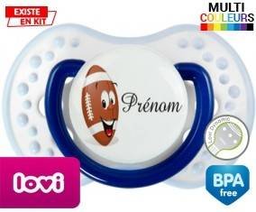 Rugby ballon + prénom: Sucette LOVI Dynamic-su7.fr