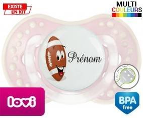 Rugby ballon + prénom: Sucette LOVI Dynamic-su7.fr
