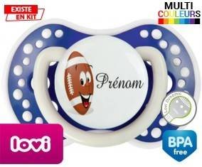 Rugby ballon + prénom: Sucette LOVI Dynamic-su7.fr