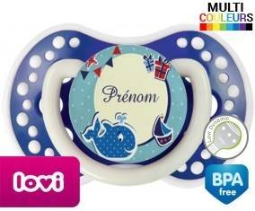 Baleine + prénom: Sucette LOVI Dynamic-su7.fr