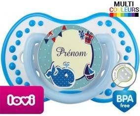 Baleine + prénom: Sucette LOVI Dynamic-su7.fr
