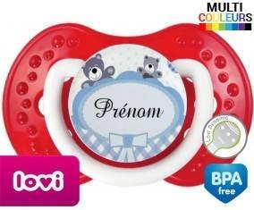 Oursons + prénom: Sucette LOVI Dynamic-su7.fr