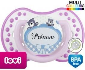 Oursons + prénom: Sucette LOVI Dynamic-su7.fr