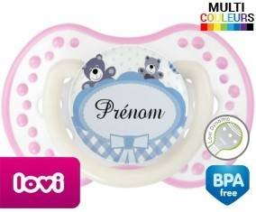 Oursons + prénom: Sucette LOVI Dynamic-su7.fr