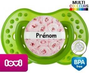 Roses + prénom: Sucette LOVI Dynamic-su7.fr