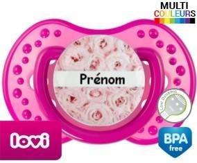 Roses + prénom: Sucette LOVI Dynamic-su7.fr