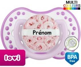 Roses + prénom: Sucette LOVI Dynamic-su7.fr