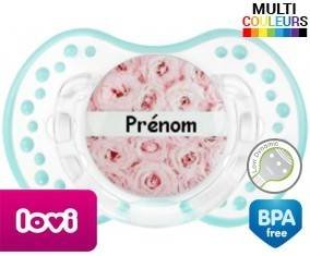 Roses + prénom: Sucette LOVI Dynamic-su7.fr