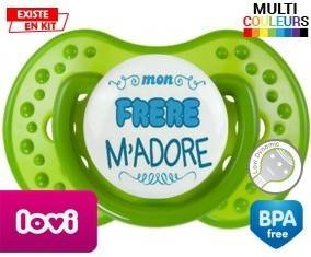Mon frère m'adore (garcon) : Sucette LOVI Dynamic personnalisée