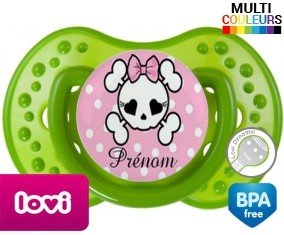 Bebe rebelle + prénom : Sucette LOVI Dynamic personnalisée