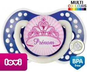 Couronne princesse + prénom: Sucette LOVI Dynamic-su7.fr