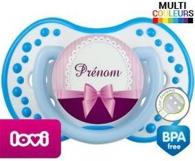 Noeud papillon + prénom: Sucette LOVI Dynamic-su7.fr