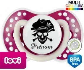 Pirate style2 + prénom: Sucette LOVI Dynamic-su7.fr