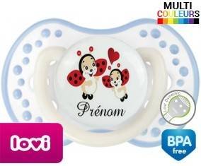 Coccinelles + prénom: Sucette LOVI Dynamic-su7.fr