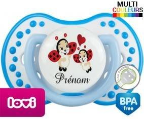 Coccinelles + prénom: Sucette LOVI Dynamic-su7.fr