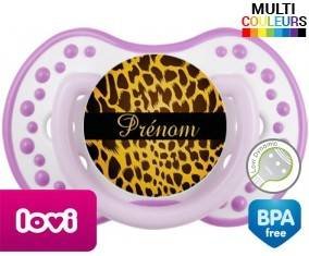 Leopard + prénom: Sucette LOVI Dynamic-su7.fr