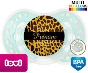 Leopard + prénom: Sucette LOVI Dynamic-su7.fr