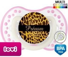 Leopard + prénom: Sucette LOVI Dynamic-su7.fr
