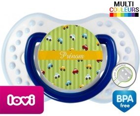 Voiture + prénom: Sucette LOVI Dynamic-su7.fr