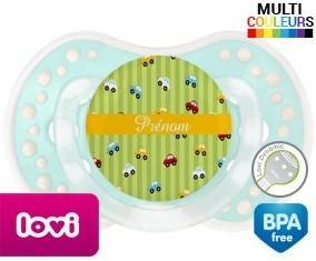 Voiture + prénom: Sucette LOVI Dynamic-su7.fr