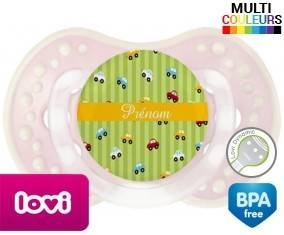 Voiture + prénom: Sucette LOVI Dynamic-su7.fr