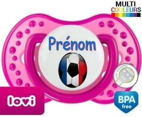Ballon foot France + prénom: Sucette LOVI Dynamic-su7.fr