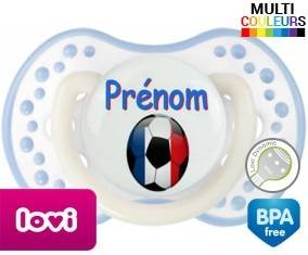 Ballon foot France + prénom: Sucette LOVI Dynamic-su7.fr