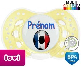 Ballon foot France + prénom: Sucette LOVI Dynamic-su7.fr