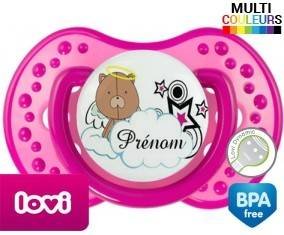 Ourson + prénom: Sucette LOVI Dynamic-su7.fr