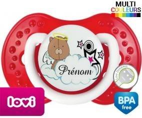 Ourson + prénom: Sucette LOVI Dynamic-su7.fr