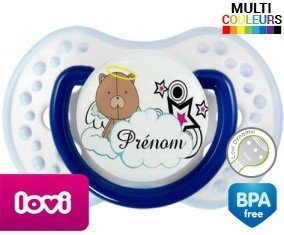 Ourson + prénom: Sucette LOVI Dynamic-su7.fr