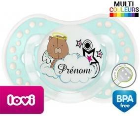 Ourson + prénom: Sucette LOVI Dynamic-su7.fr