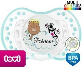 Ourson + prénom: Sucette LOVI Dynamic-su7.fr