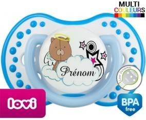 Ourson + prénom: Sucette LOVI Dynamic-su7.fr