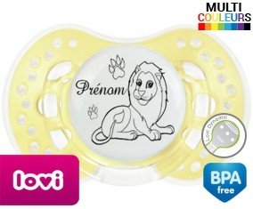 Lion style2 + prénom: Sucette LOVI Dynamic-su7.fr