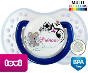 Souris + prénom: Sucette LOVI Dynamic-su7.fr