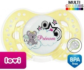 Souris + prénom: Sucette LOVI Dynamic-su7.fr
