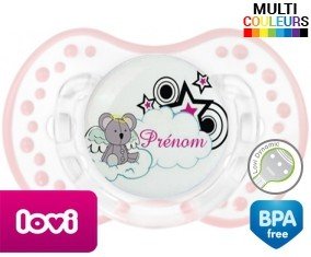 Souris + prénom: Sucette LOVI Dynamic-su7.fr