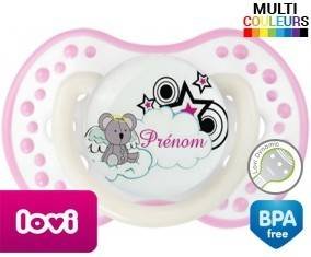 Souris + prénom: Sucette LOVI Dynamic-su7.fr
