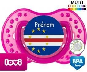 Drapeau cap vert + prénom: Sucette LOVI Dynamic-su7.fr