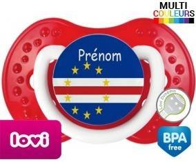 Drapeau cap vert + prénom: Sucette LOVI Dynamic-su7.fr